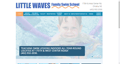 Desktop Screenshot of littlewavesfamilyswimschool.com