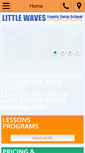Mobile Screenshot of littlewavesfamilyswimschool.com